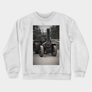 Vintage steam traction engine Crewneck Sweatshirt